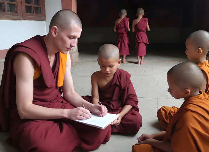 Volunteer for Monk & Nun Teaching